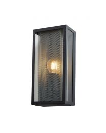 Marco Outdoor Box Light with Silver Mesh, Anthracite