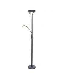 Mother and Child LED Floor Lamp, Satin Black