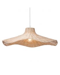 Percy Wavy Rattan Easyfit Shade, Natural