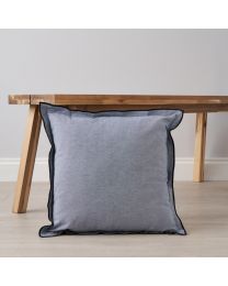 Pierre Cushion, Blue by coffee table