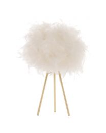 Plume Feather Tripod Table Lamp