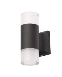 Romero Colour Changing LED Up and Down Outdoor Wall Light, Black