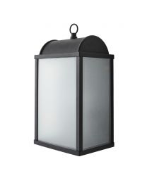 Rhys Box Frame Outdoor Wall Light, Black