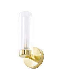 Barrio Bathroom Picture Wall Light, Satin Brass