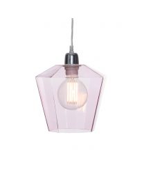 Rose Glass Easyfit Shade, Pink