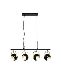 Rowan Eyeball Diner Ceiling Pendant, Black