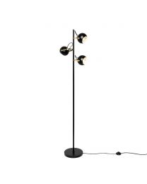 Rowan Eyeball Floor Lamp, Black