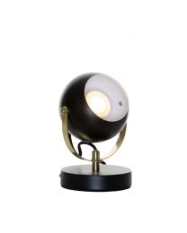 Rowan Eyeball Table Lamp, Matte Black