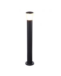 Shem Outdoor Post Bollard Light, Black