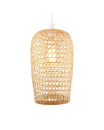 Small Woven Rattan Easyfit Shade, Natural