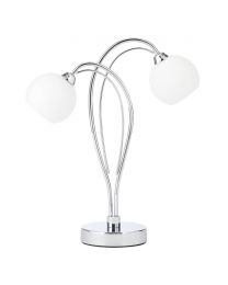 Soni Table Lamp, Chrome