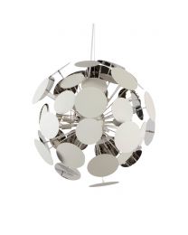 Sputnik Discs Ceiling Pendant Light, Matte White