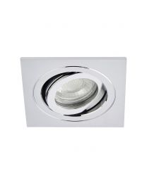 Sym Square IP65 Tiltable Downlight, Chrome