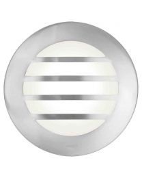 Stanley Tahoe Outdoor Circular Wall or Ceiling Light with Slats, Steel