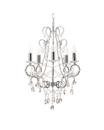 Viola Chandelier, Chrome