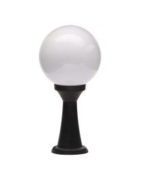 Westray Outdoor Globe Post Light, Black