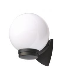 Westray Outdoor Globe Wall Light, Black