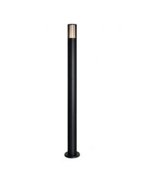 Zeb Adjustable Outdoor Post Light, Black