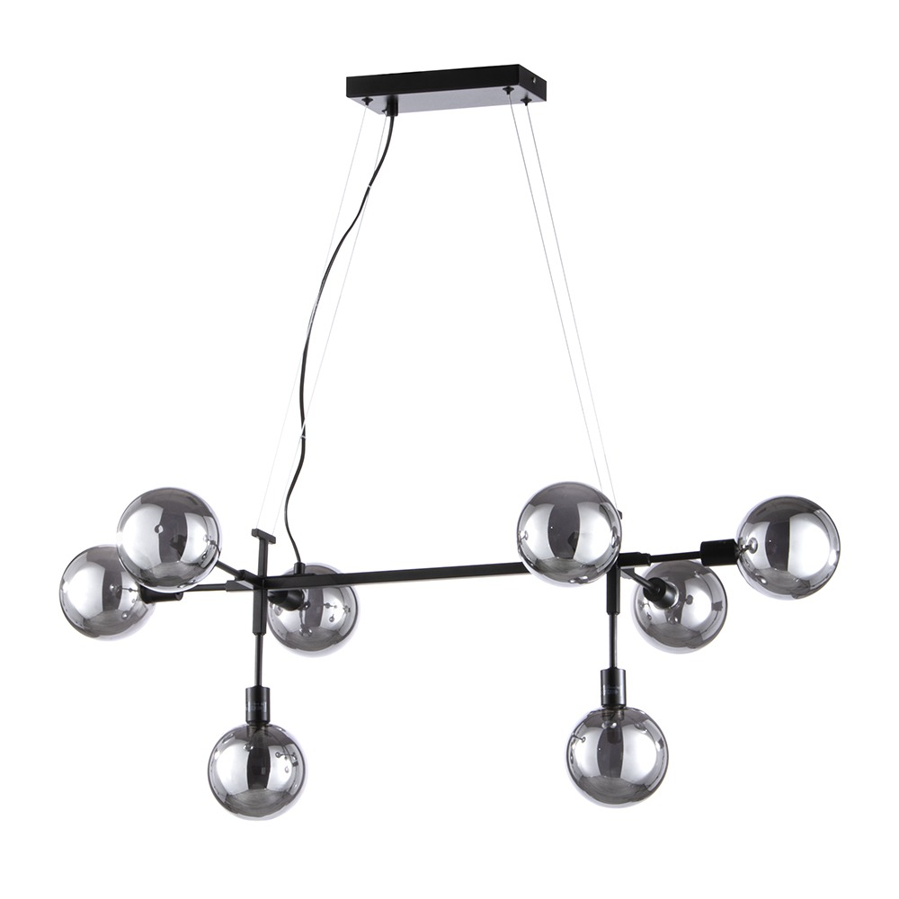 Hennock Large Diner Pendant, Satin Black