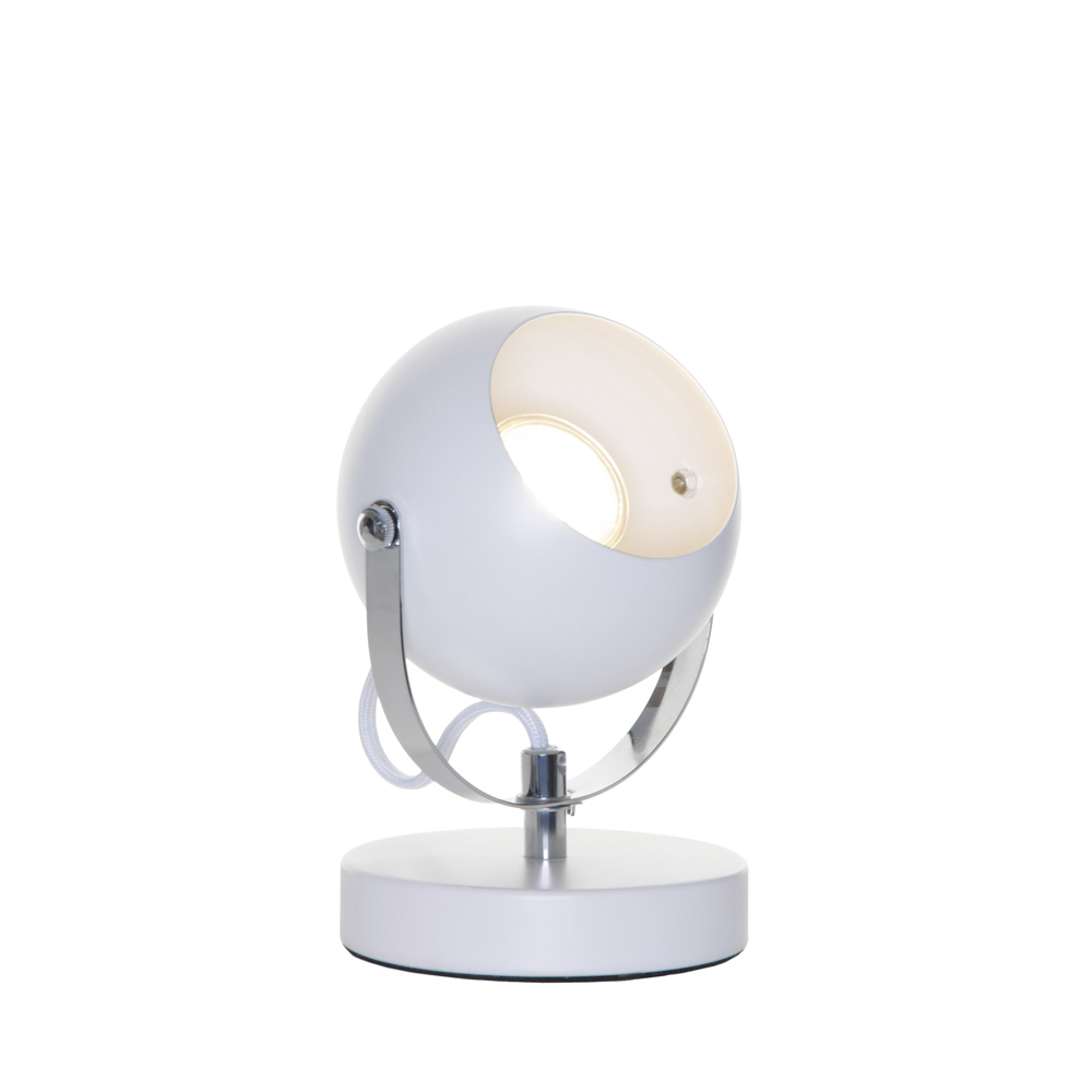 Rowan Eyeball Table Lamp, White