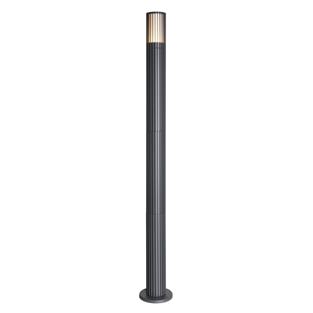 Zeb Adjustable Outdoor Post Light, Anthracite